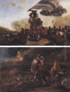 Battaglia by Pieter (Janitzer or il Geannizzero) Hofmans