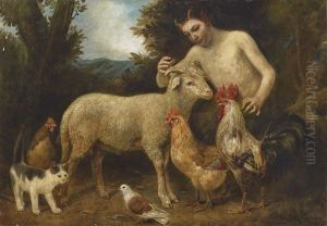 Satyrknabe Mit Tieren