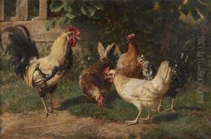 The Chicken Farm by Johann Baptist Hofner