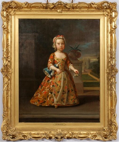 Portrait Of Young Girl Carrying Bird & Doll - view 1
