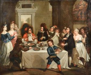 Sancho Pancha Et Le Festin by William Hogarth