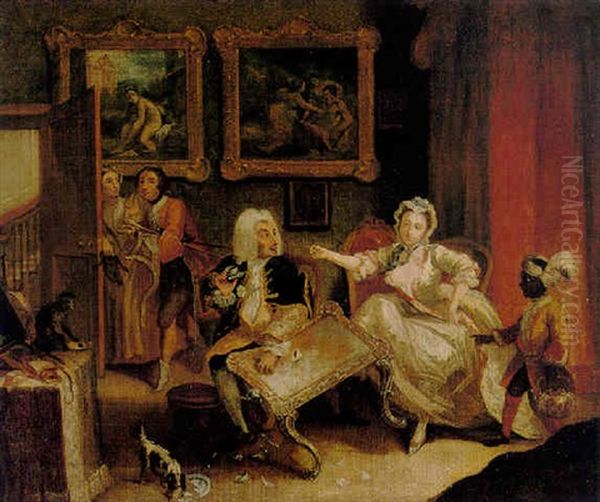 The Harlot's Progress: Quarrels With Her Jewish Protector - view 1