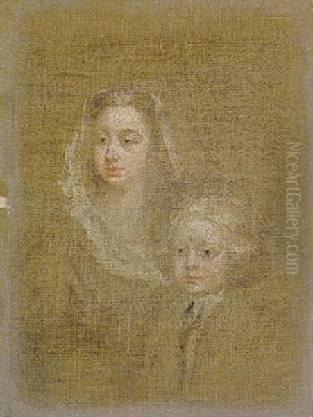 Head Of A Lady With Her Son - view 1