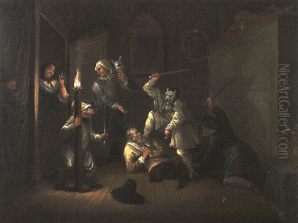 Illustrationen Fur 'hudibras' Von Butler (6 Pntg) - view 1