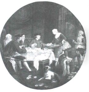 A Convivial Dinner by William Hogarth