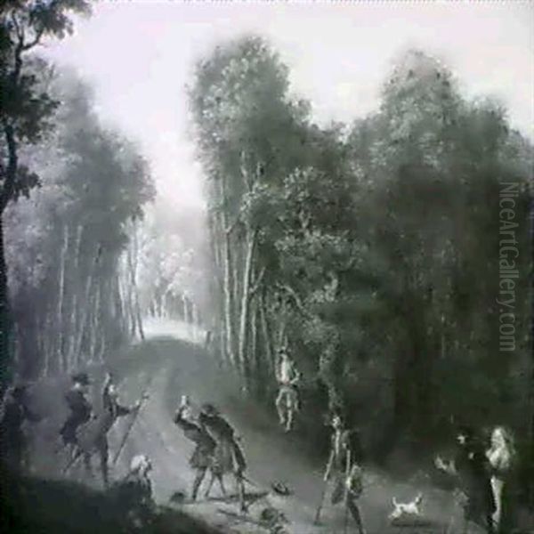 Travellers Attacked From The Road - A Scene From The Beggar's Opera - view 1