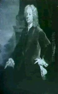 Portrait Of Henry Fox, 1st Lord Holland (1705-1774) Standing Three-quarter Length, Wearing A Brown Coat ... Portrait Of Henry Fox, 1st Lord Holland (1705-1774) Standing Three-quarter Length, Wearing A Brown Coat ...