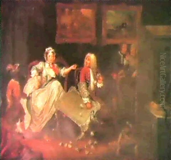 The Harlot's Progress - The Quarrel With Her New Lover - view 1