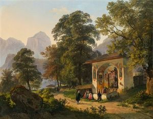 Kalvarienbergkapelle Im Berchtesgadener Land by Joseph Hoeger