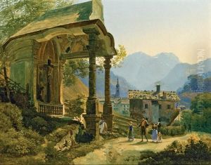 Kapelle Bei Berchtesgaden by Joseph Hoeger