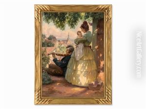Afternoon In Krems by Rudolf Alfred Hoeger