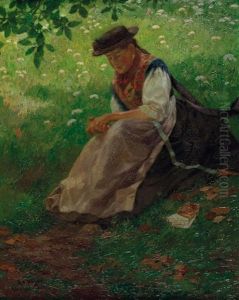 Dirndl Im Schatten by Rudolf Alfred Hoeger