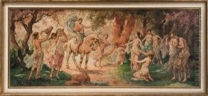 Fruhlingseingang (study) by Rudolf Alfred Hoeger