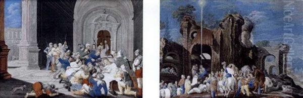 Anbetung Der Konige (+ Die Geiselung Christi; 2 Works) - view 1