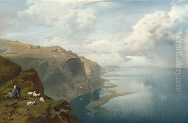 Die Klippen Von Etretat - view 1