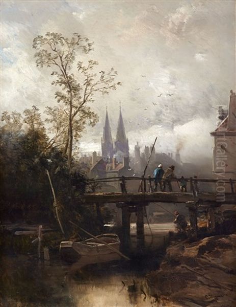 A View Of A Medieval City - view 1