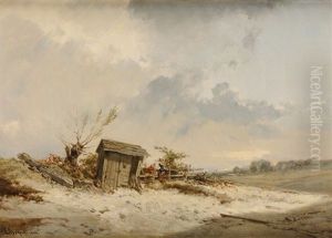 Effet De Ciel Sur La Campagne by Charles Hoguet