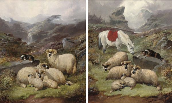 Scene In Glen Nevis, Scotland; And Scene In Glen Ogle,scotland - view 1