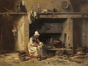 Hausliche Idylle by Charles Hoguet