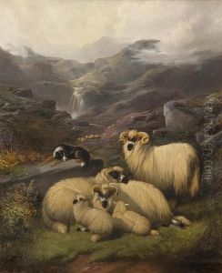 Scene In Glen Nevis, Scotland by John Barker
