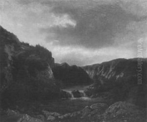 Schottische Landschaft by Charles Hoguet