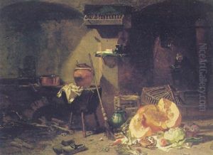 A Kitchen Interior by Charles Hoguet