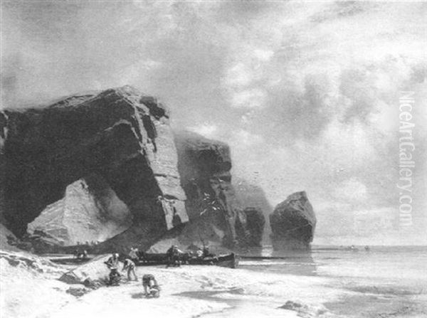 An Der Normannischen Kuste Bei Etretat - view 1