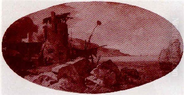 Felsenkuste Mit Altem Muhlenturm - view 1