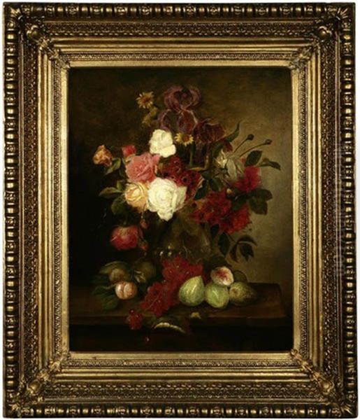 Still Life With Flowers And Fruit - view 1