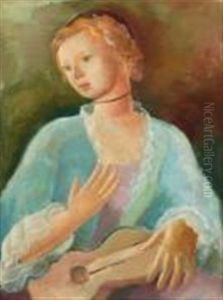 Portrait De Femme by Alice Hohermann
