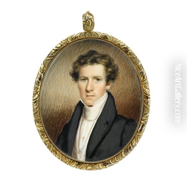 Miniature Portrait Of Daniel Brazier - view 1