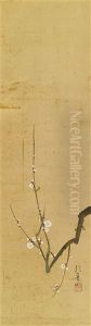Plum Blossom Branch by Sakai Hoitsu