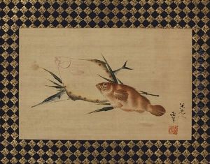 Fish by Katsushika Hokusai