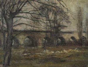 The Railway Bridge At Stvanice