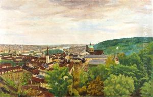 Barevna Praha Od Prazskeho Hradu by Karel Holan