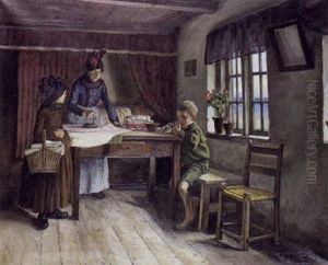 Interior Med Mor Og Born, Fano by Niels Holbak