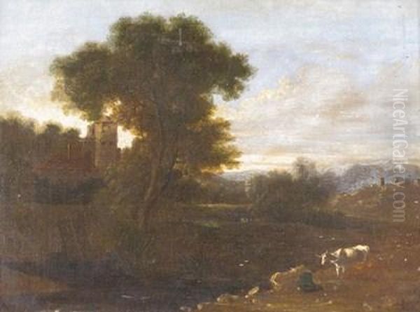 Cattle In A Landscape - view 1