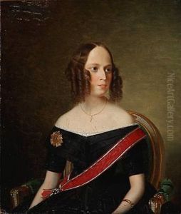 Portrait Of Ida Marie Bille, Nee Countess Bille-brahe