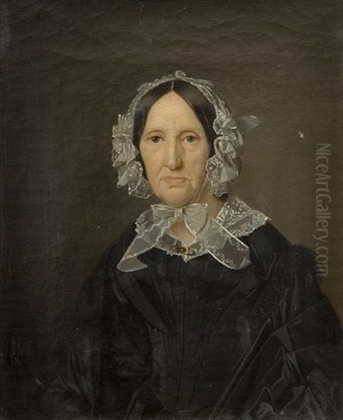 Portraet Af Harriet Von Bornemann, Fodt Parsons, Gift Med Cand. Jur Generalautitor Anker Wilhelm Von Bornemann - view 1