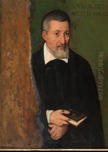 Bildnis Eines Herrn, Ein Buch In Der Hand Haltend by Hans Holbein the Elder