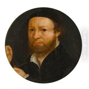 Bildnis Des Hans Holbein Des Jungeren by Hans Holbein the Younger