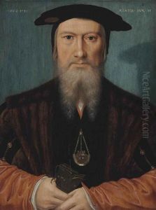 Portrait Of A Gentleman, Half-length by Hans Holbein the Younger