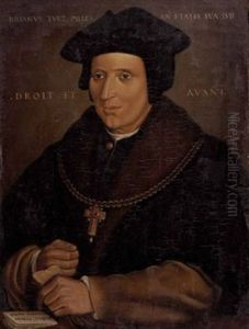 Portrait Von Brianus Tuke (by Hanna Kosteska) by Hans Holbein the Younger