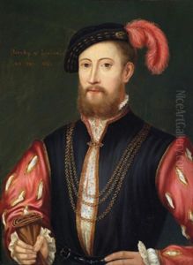 Portrat Eines Herrn by Hans Holbein the Younger