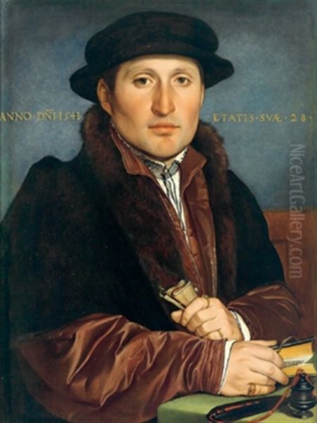 Bildnis Eines Jungen Kaufmanns (der Nurnberger Patrizier Hans Von Muffel?) - view 1