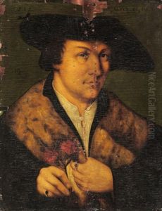 Bildnis Eines Herrn Mit Einer Nelke by Hans Holbein the Younger