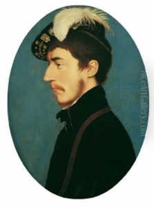 Bildnis Des Englischen Adligen Sir Nicholas Poyntz (1510-1557) by Hans Holbein the Younger
