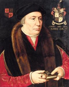 Portrait Of Alderman Robert Trappes by Hans Holbein the Younger