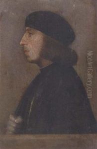 Portrait Of A Gentleman In Profile by Hans Holbein the Younger