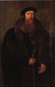 Portrait Of Gentleman (williamn, First Baron Paget Of Beaudesert?) by Hans Holbein the Younger